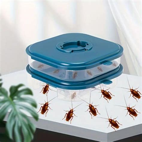 YEIPIS Cockroach Killer Trap Box Cockroach Bug Roach Catcher Cockroach ...