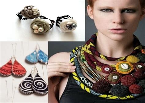 Image result for Fabric Jewelry Tutorial