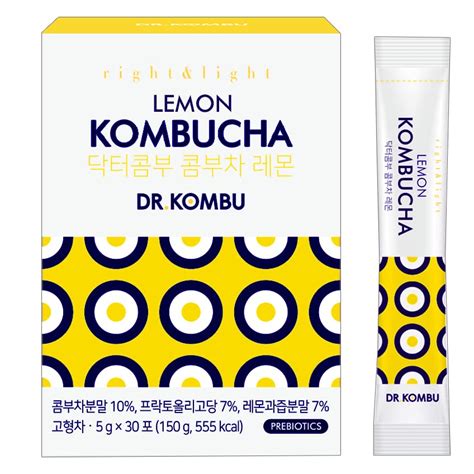 Kombucha Drink Lemon Kombucha Tea 30 Sticks X 5 Grams | Desertcart INDIA
