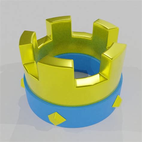 Clash Royale Crown - Free 3D Model by Edwin polanco