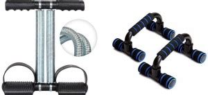 Fitnesstricks ANYTIME FITNESS COMBO DOUBLE SPRING TUMMY TRIMMER WITH ...