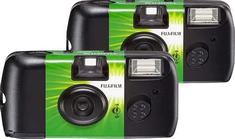 Best Buy: Fujifilm QuickSnap Disposable Film Camera (2-Pack) Green 1200811