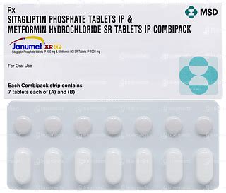 Janumet Xr Cp Combipack Tablet: Uses, Side Effects, Price & Substitutes