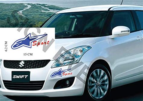 SIGN EVER Maruti Suzuki Racing Sport Car Stickers and Graphics Front ...