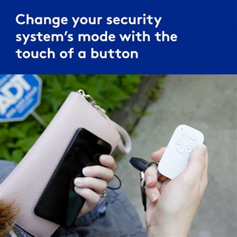 ADT Remote Key Chain Button Instructions 的图像结果
