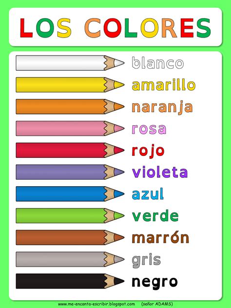 Crayon Spanish Word at Ellie Hedditch blog