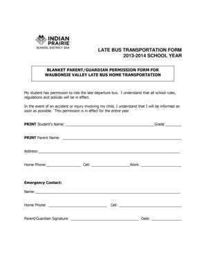 Fillable Online ipsdweb ipsd LATE BUS TRANSPORTATION FORM 2013-2014 ...