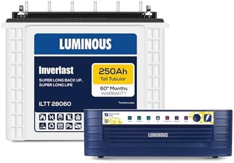 Luminous Ultra Charge UCTT-28066 Battery for Home, Office & Shops | 250 ...