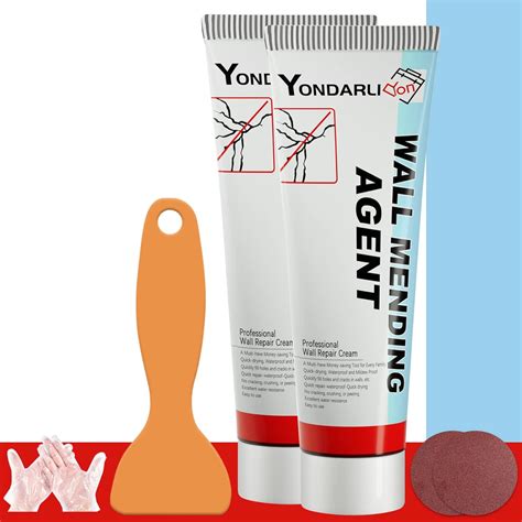 Buy Drywall Repair Kit, Spackle Wall Repair Kit with Scraper, Wall ...