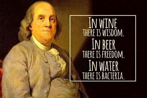 Home Bar Wall Decor - In Wine There Is Wisdom In Beer There Is Freedom ...
