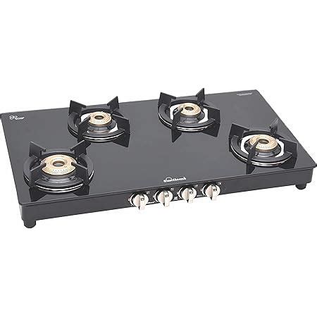 Sunflame Mega 4 Burner Gas Stove | 1 Jumbo, 1 Medium and 2 Small Forged ...