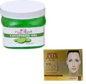 PINKROOT CUCUMBER GEL 500GM WITH ROYAL GOLD FACIAL KIT 50GM Price in ...