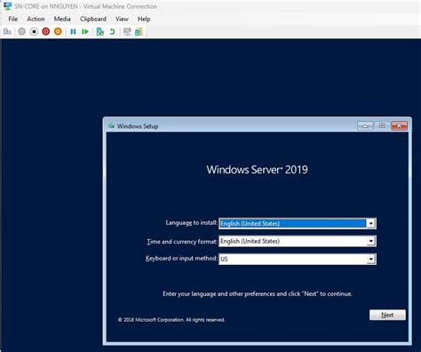 Windows Server Core Installation 的图像结果