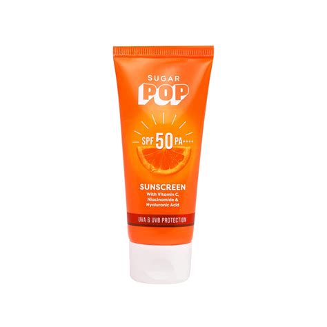 SUGAR POP SPF 50 PA++++ UVA/UVB With Vitamin C, Niacinamide ...