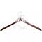 Mrs Wedding Dress Hanger, Wood and Wire Hangers for Brides (Mahogany ...