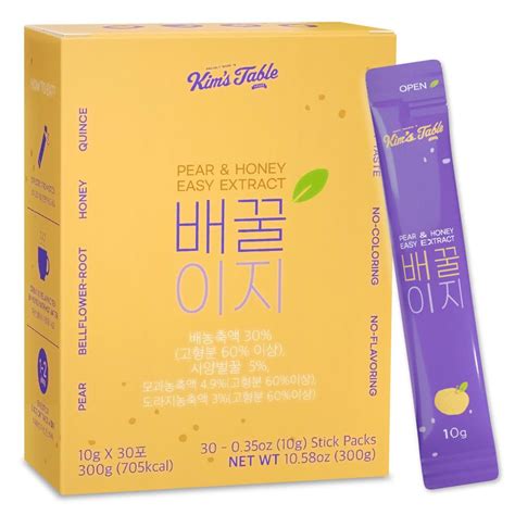 Korean Pear Honey Bellflower Root Extract 10g X 30 Pouches | Desertcart ...