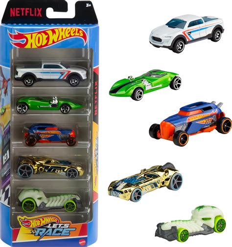 Hot Wheels 1/64 Scale Netflix Series 5-Pack Collectible Cars