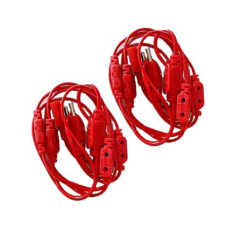 Buy FROCEL LED Power Cable 7 Connector Cable String LED Rice Light ...