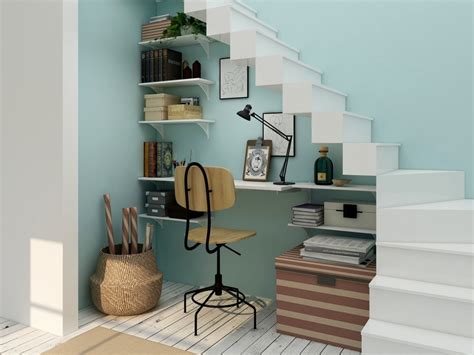 How to utilize space under the stairs
