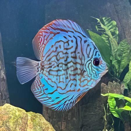 Image result for Turquoise Discus Fish