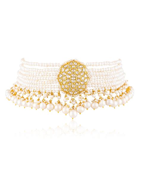 Mariam Polki Bead Choker – Tyaani Jewellery LLP