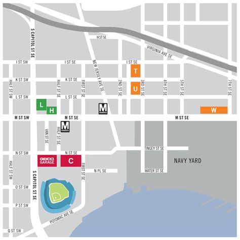 Driving and Parking | Washington Nationals