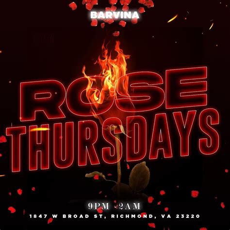 Rose Thursdays at Barvina Lounge, Barvina Lounge, Richmond, 15 June to ...