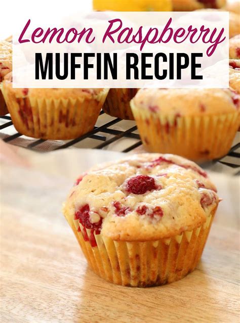 Lemon raspberry muffins – Artofit