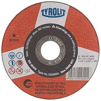 Tyrolit - 4 inch super thin cutting wheel for stainless steel - 25 x ...
