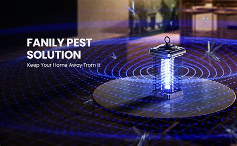 Gaiatop Mosquito Killer, 4000V 18W Bug Zapper Outdoor With 5Ft Power ...