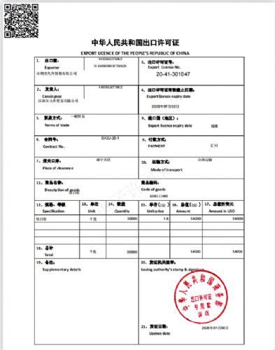 出口产品质量许可证书-江苏微特利电机制造有限公司