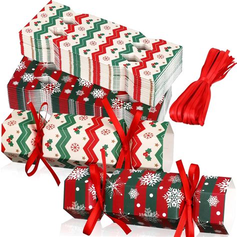 Amazon.com: Xinnun 50 Packs Christmas Cracker Kit No Snap Xmas Party ...