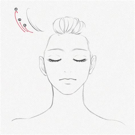 Hair Drawing Tutorial 的图像结果