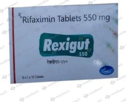REXIGUT 550MG TABLET 10'S : View Price, Combination and Alternatives ...