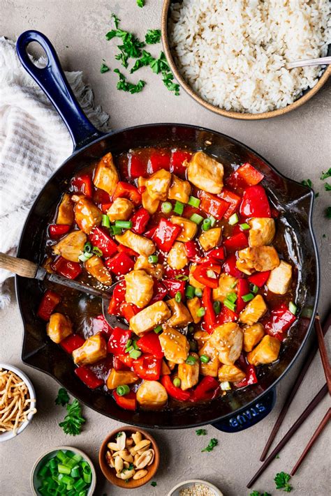 Chicken and Bell Pepper Stir Fry - The Seasoned Mom