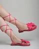 Buy Pink Flat Sandals for Women by Shoetopia Online | Ajio.com