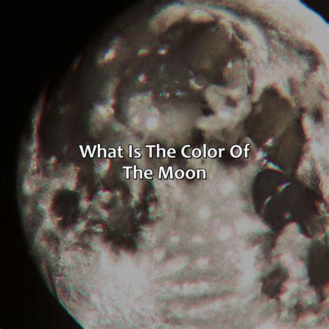 Moon Colors Chart