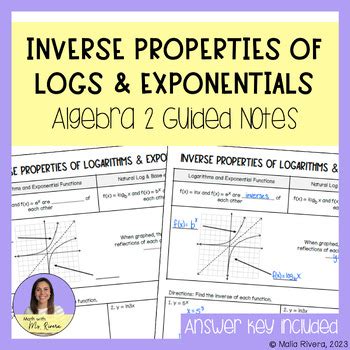 Image result for Inverse Exponential and Logarithmic Functions