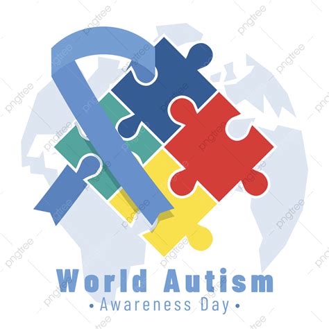 Autism Awareness Day White Transparent, World Autism Awareness Day Blue ...