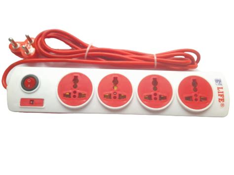 Shree MARUTHI HARDWARES and ELECTRICALS 4 + 1 Power Strip with Master ...