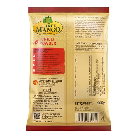 Three Mango Chilli Powder – Pure, Spicy & Authentic Flavour – Swastik ...