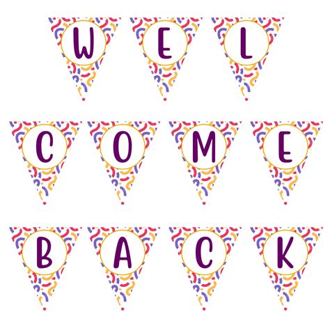 Printable Welcome Back - Printable Word Searches