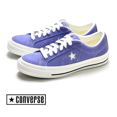 CONVERSE コンバース ONE STAR ワンスター SUEDE スエード スニーカー パープル 33702080 レディース【送料無料 ...