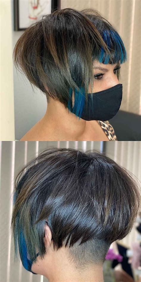 16 chic ways to get a stacked bob with an undercut – Artofit
