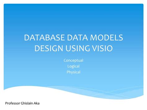 Image result for Create Database Design Using Visio