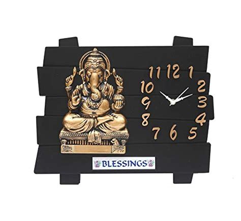 Buy Lord Ganesha Analog Wall Clock Online at Low Prices in India ...