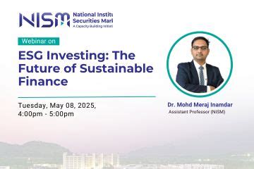 ESG Investing: The Future of Sustainable Finance - National Institute ...