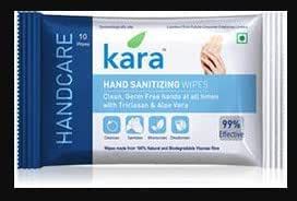 Buy Kara Hand Sanitizing Wet Wipes (10 Pulls) Online at Low Prices in ...