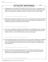Image result for LCM Worded Problems