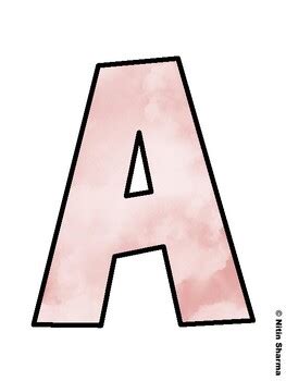 Sky Watercolor Fall Bulletin Board Letters, Fall Hallway Display ...